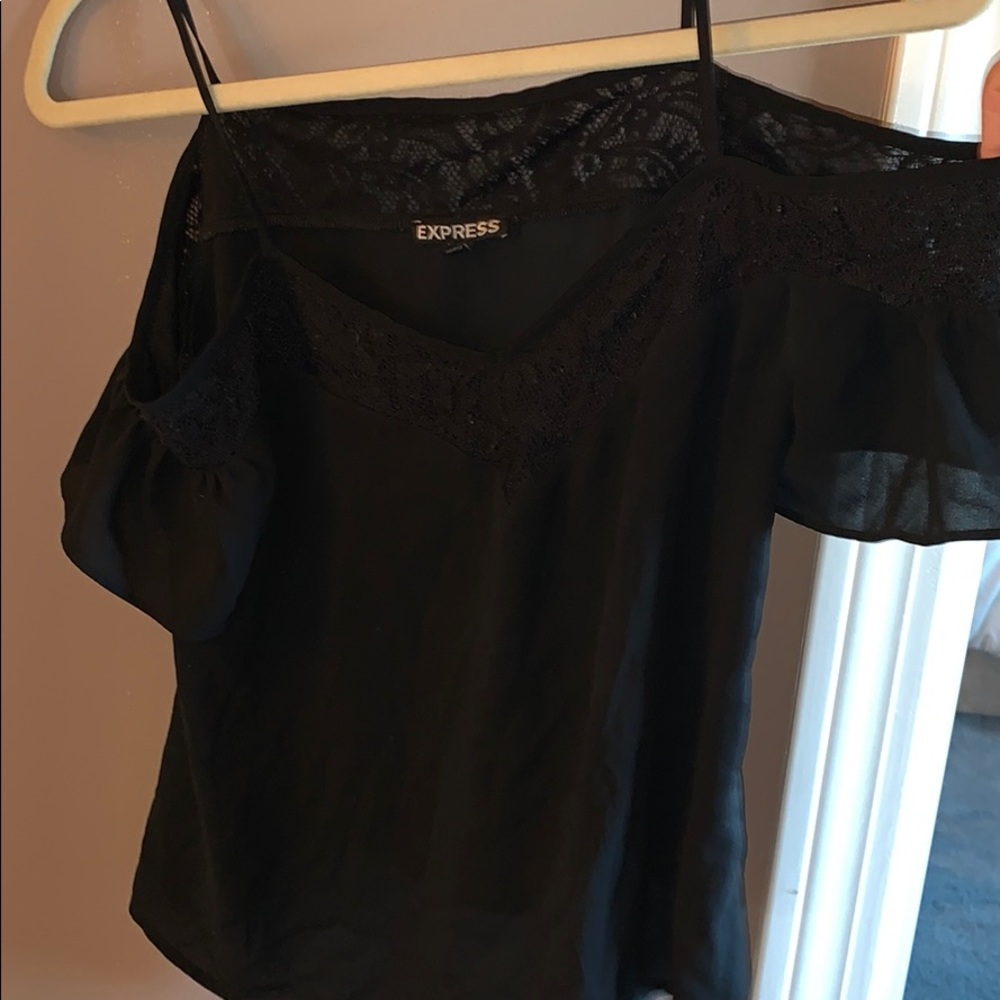Express off the shoulder tee